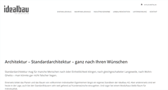 Desktop Screenshot of idealbau.ch